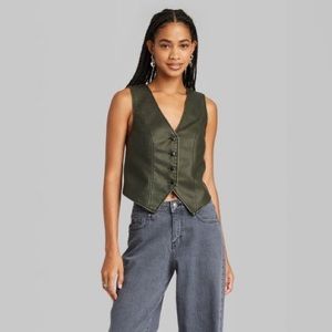 SOLD*********** Target Leather vest